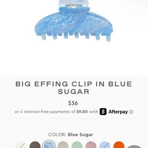 Emi Jay Big Effing Clip in Blue Sugar